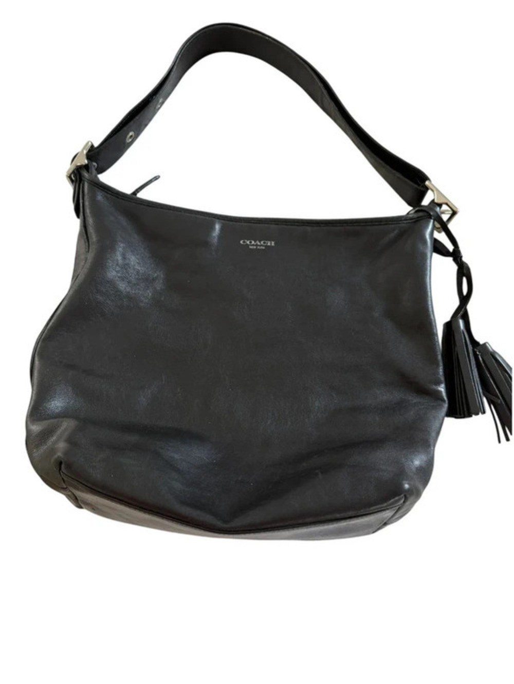 Coach Legacy Leather Duffle Tassel Shoulder Bag